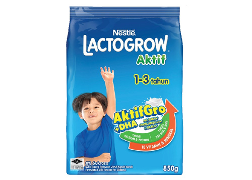 LACTOGROW Aktif 1-3 tahun LACTOGROW Aktif 1-3 tahun