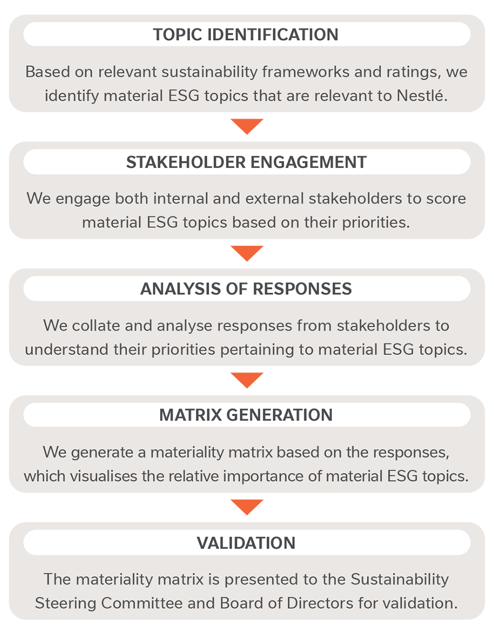 Materiality Process